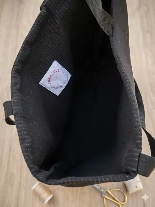 Tote bag arbre de vie aux cœurs