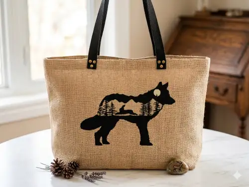 Tote bag l'étoile des bois