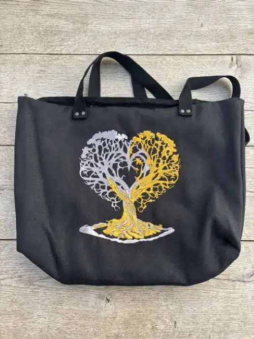 tote bag cœur de vie