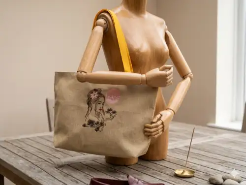 Tote bag  femme asiatique