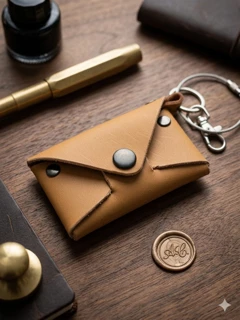 Porte carte en cuir