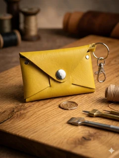 Porte carte en cuir