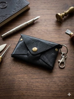 Porte carte en cuir