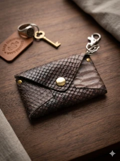 Porte carte en cuir