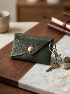 Porte carte en cuir