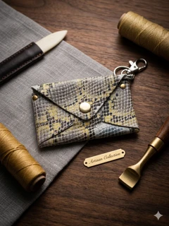 Porte carte en cuir