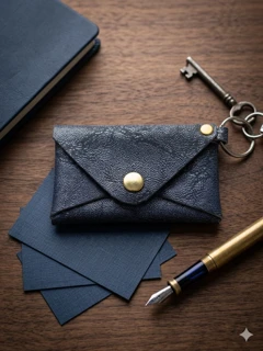 Porte carte en cuir